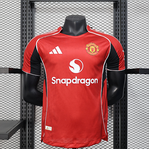 2025/2026 Player Version Manchester United Home Football Shirt