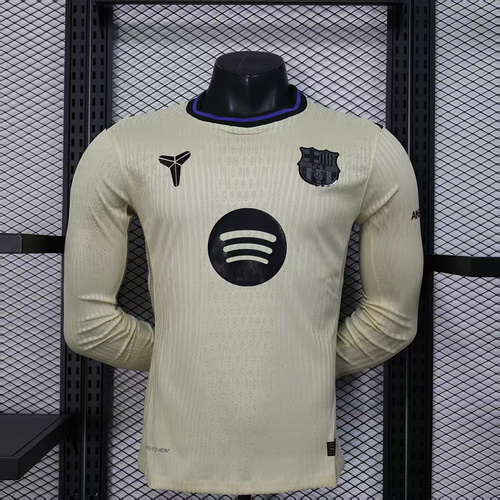 2025/2026Long Sleeve Player VersionBarcelona Away  Football Shirt