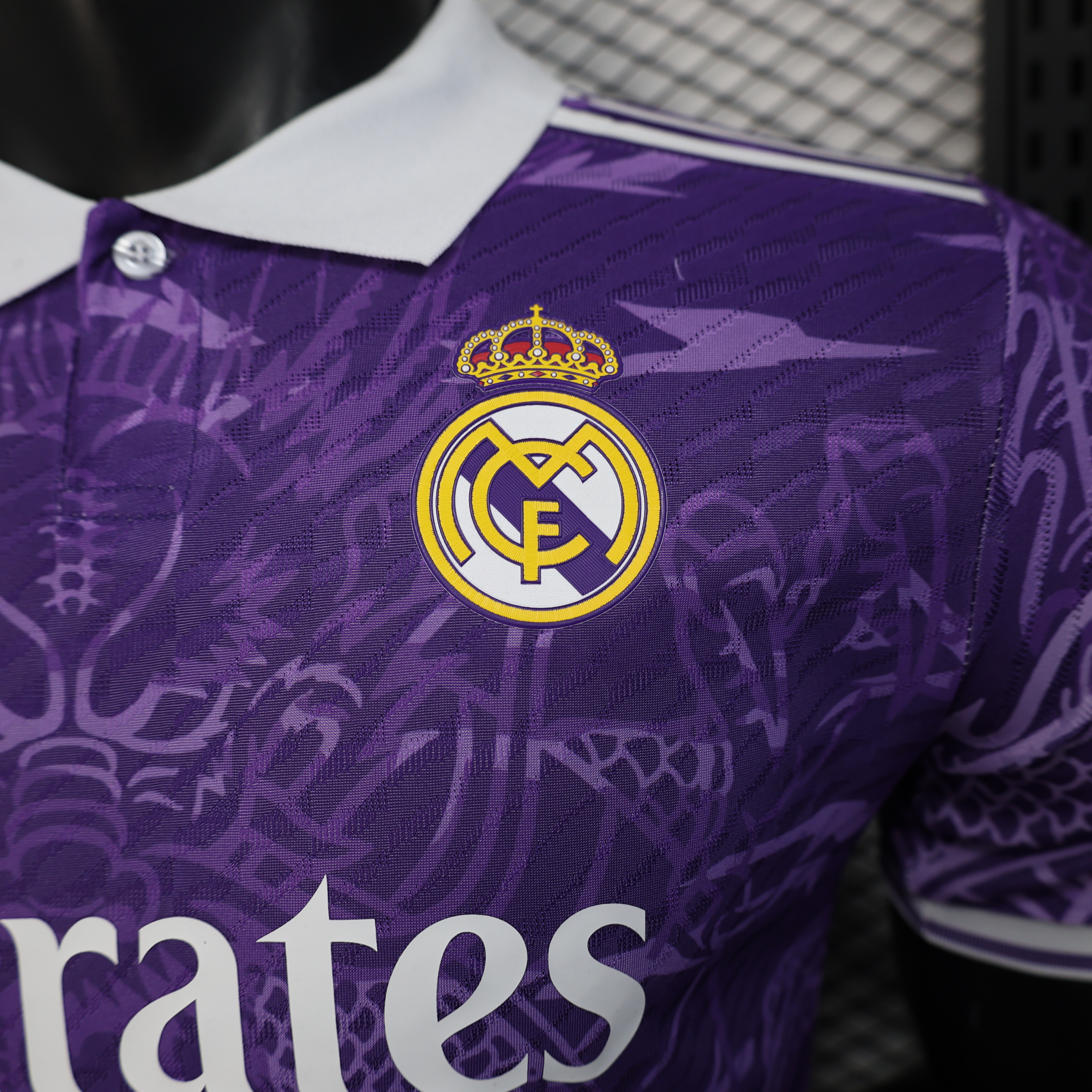 2025/2026 Player Version Real Madrid Purple Football Shirt