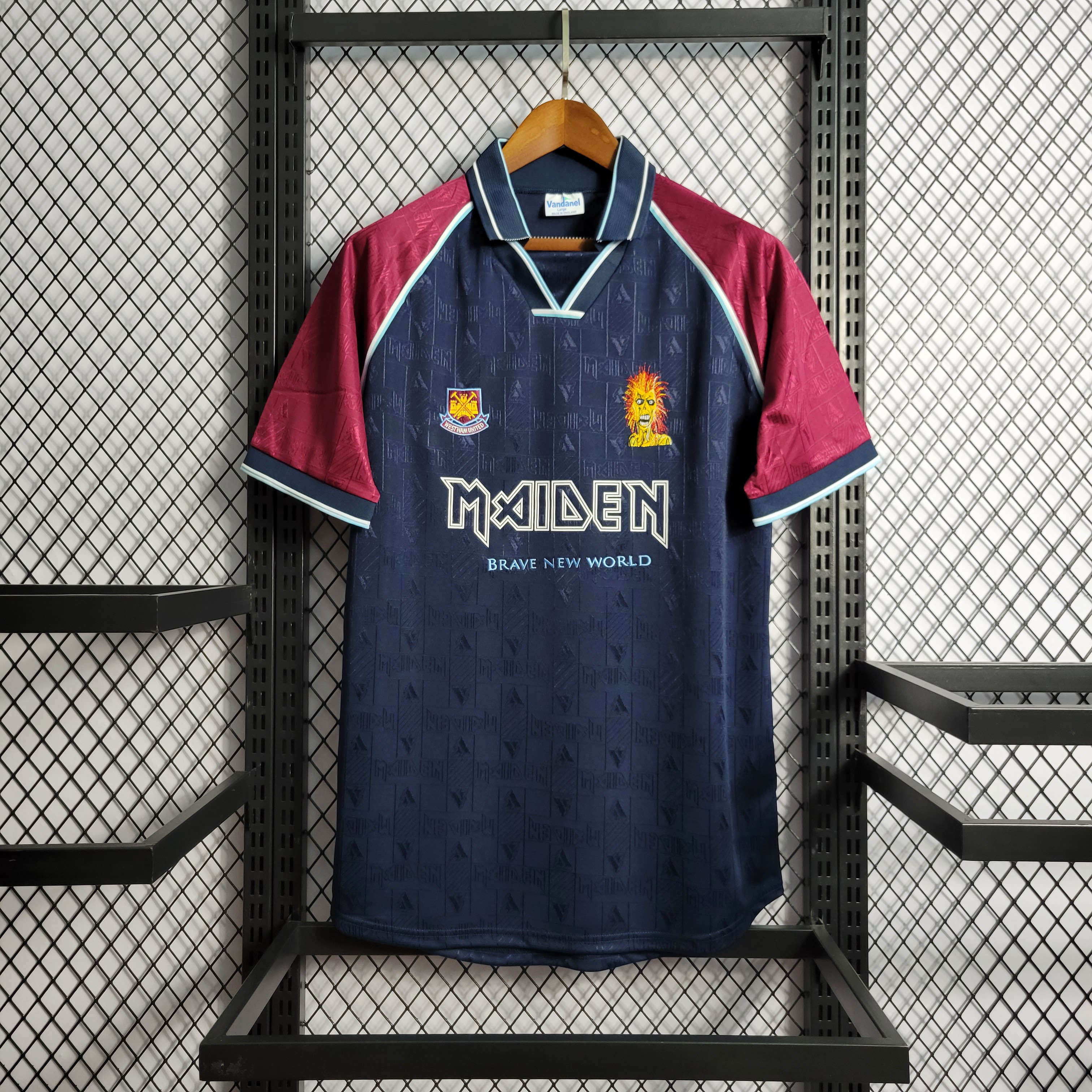 1999 Retro West Ham United Iron Lady Home Football Shirt