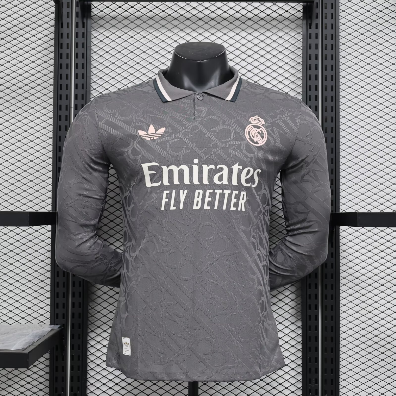 2024/2025 Long Sleeve Player Version Real Madrid Third Away Football Shirt