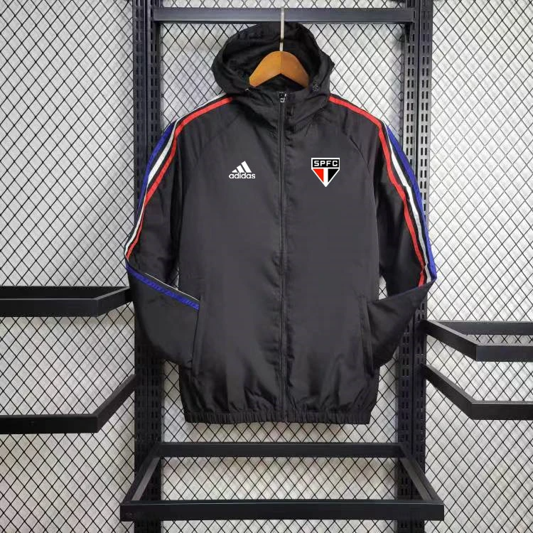2024/2025 São Paulo Windbreaker Black Football Shirt