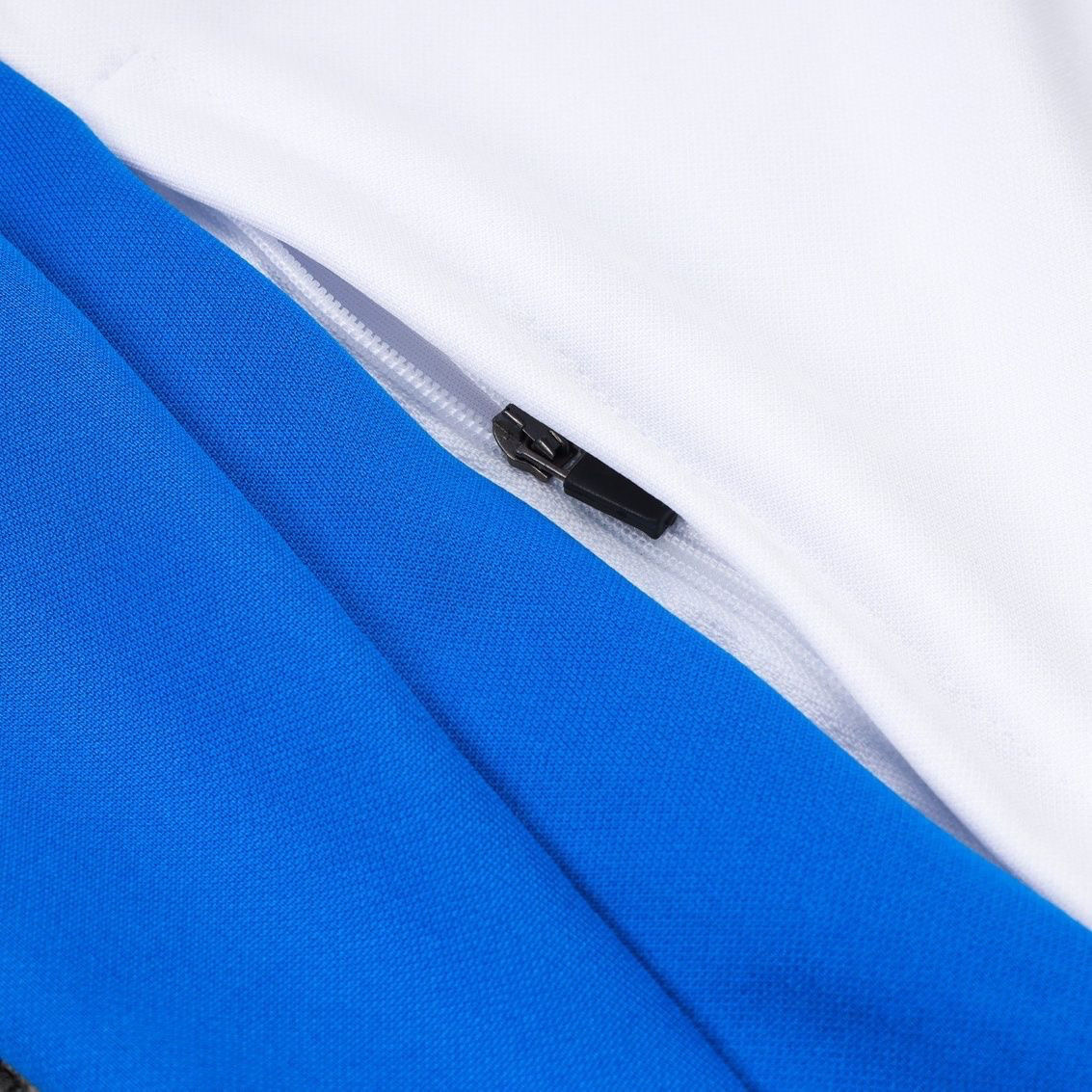 2024/2025 Italy Long Zipped Training Suit white Football Shirt Set