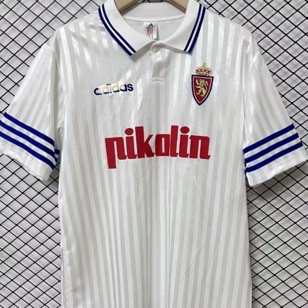 1995/1996 Retro Real Zaragoza HomeFootball Shirt 1:1 Thai Quality