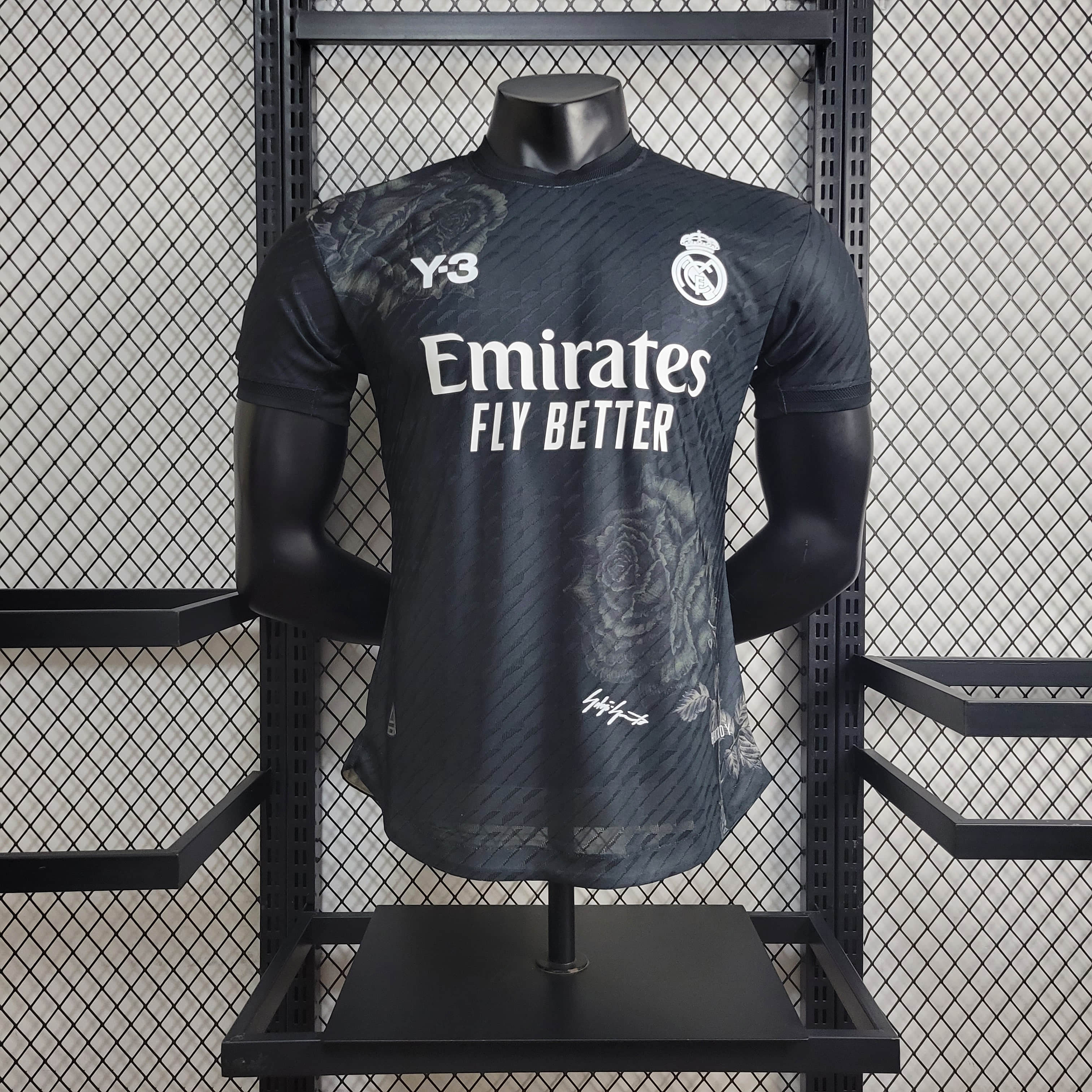 2024/2025 Player Version Real Madrid Y-3 Special Edition Black Football Shirt