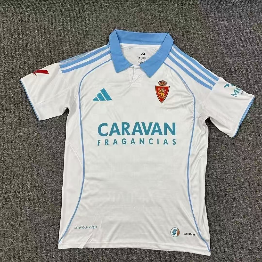 2025/2026 Real Zaragoza Home Football Shirt