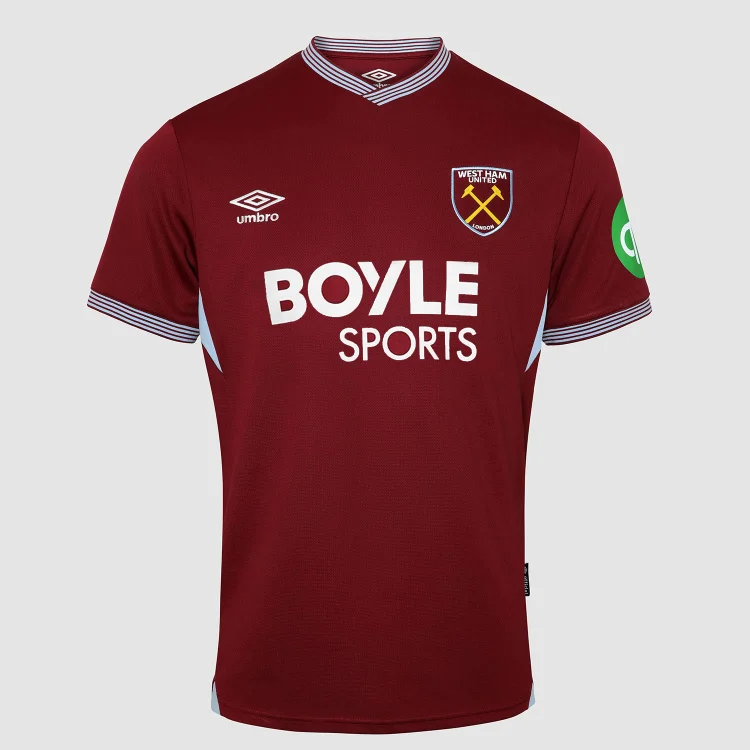 2025/2026 West Ham United Home Football Shirt