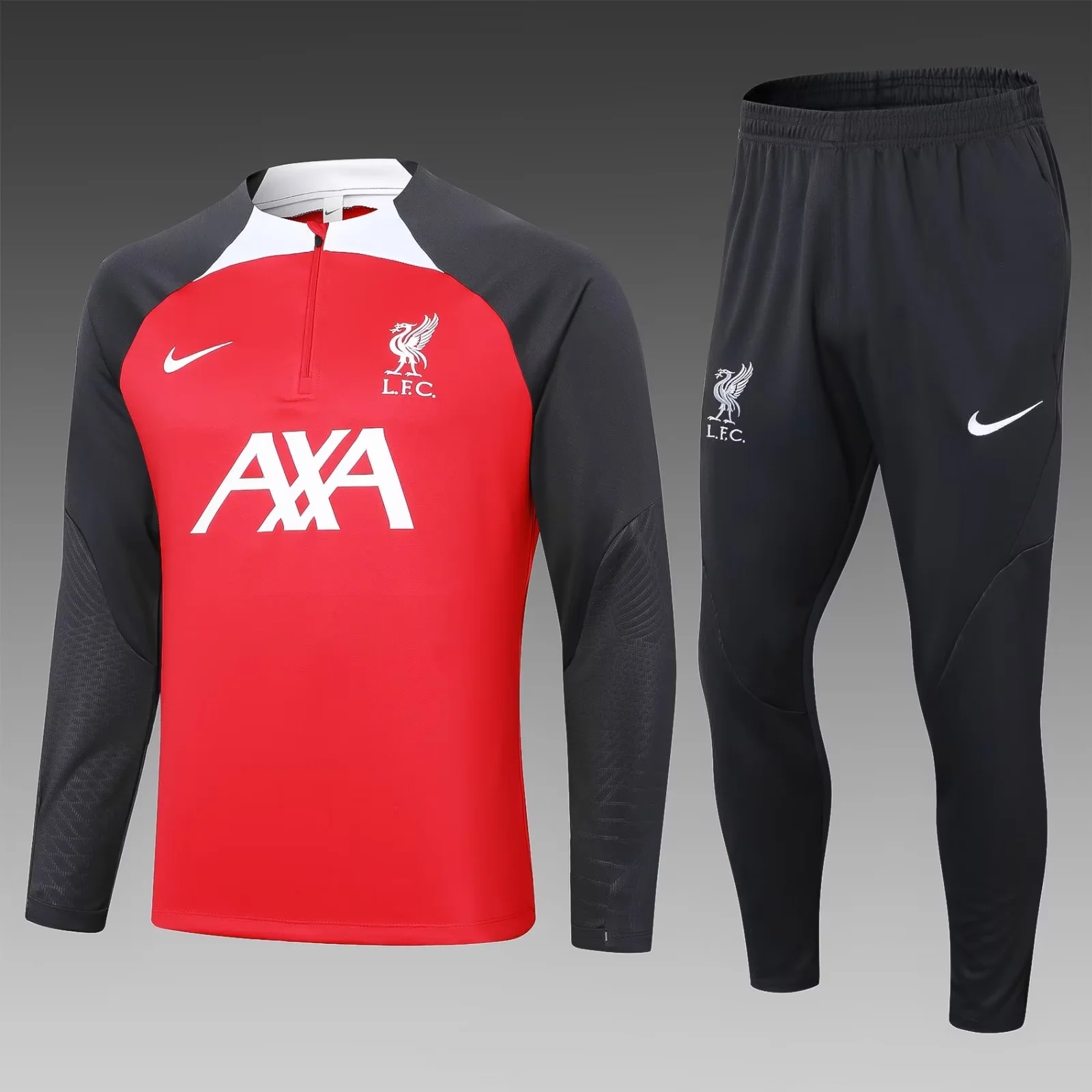 2024/2025 Liverpool Half-Pull Training Suit Red Football Shirt Set