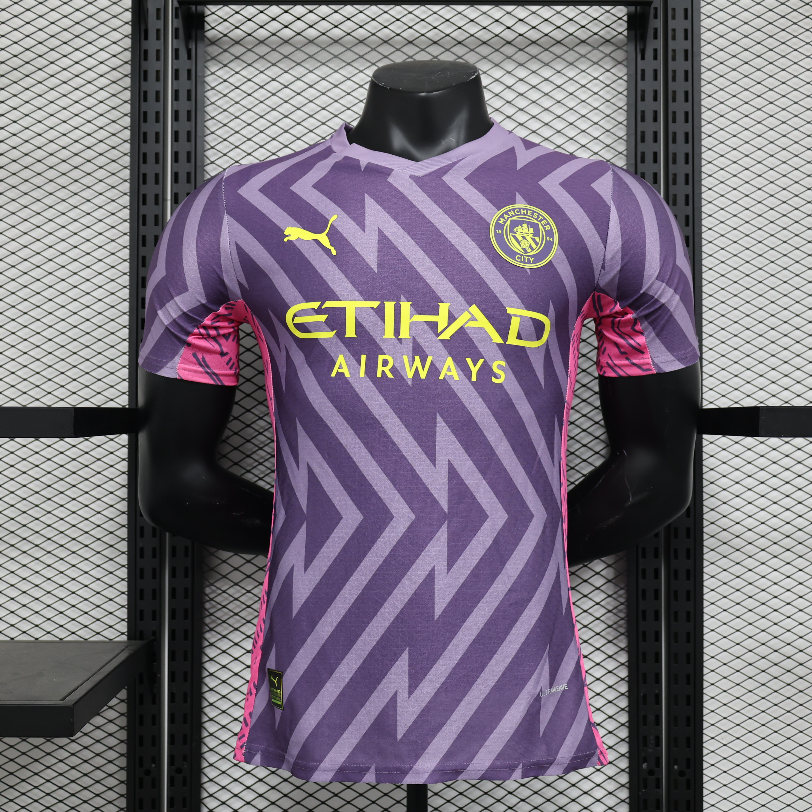 2024/2025 Authentic Manchester City Pre-match Training Jersey Football Jersey