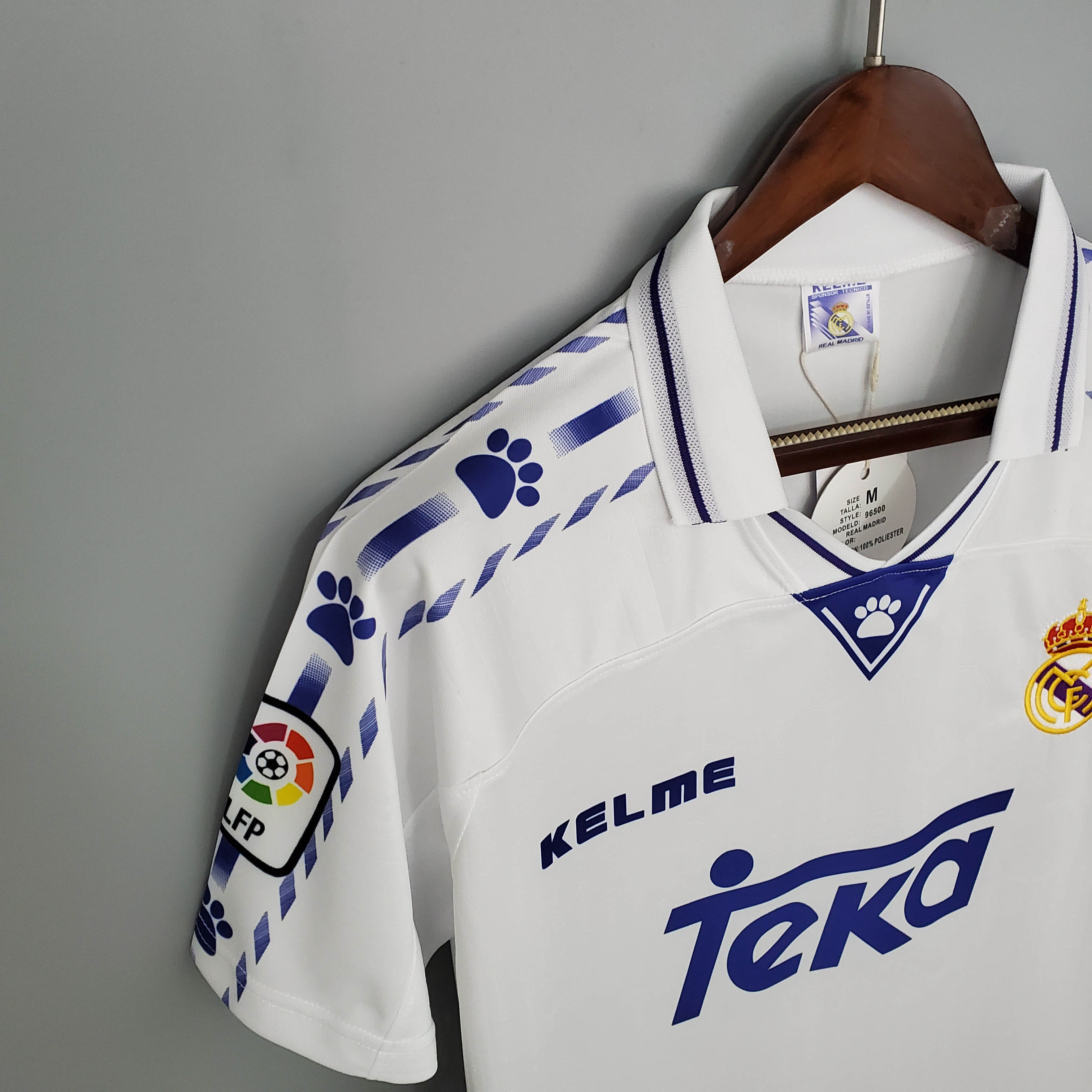 1996/1997 Retro Real Madrid Home Football Shirt