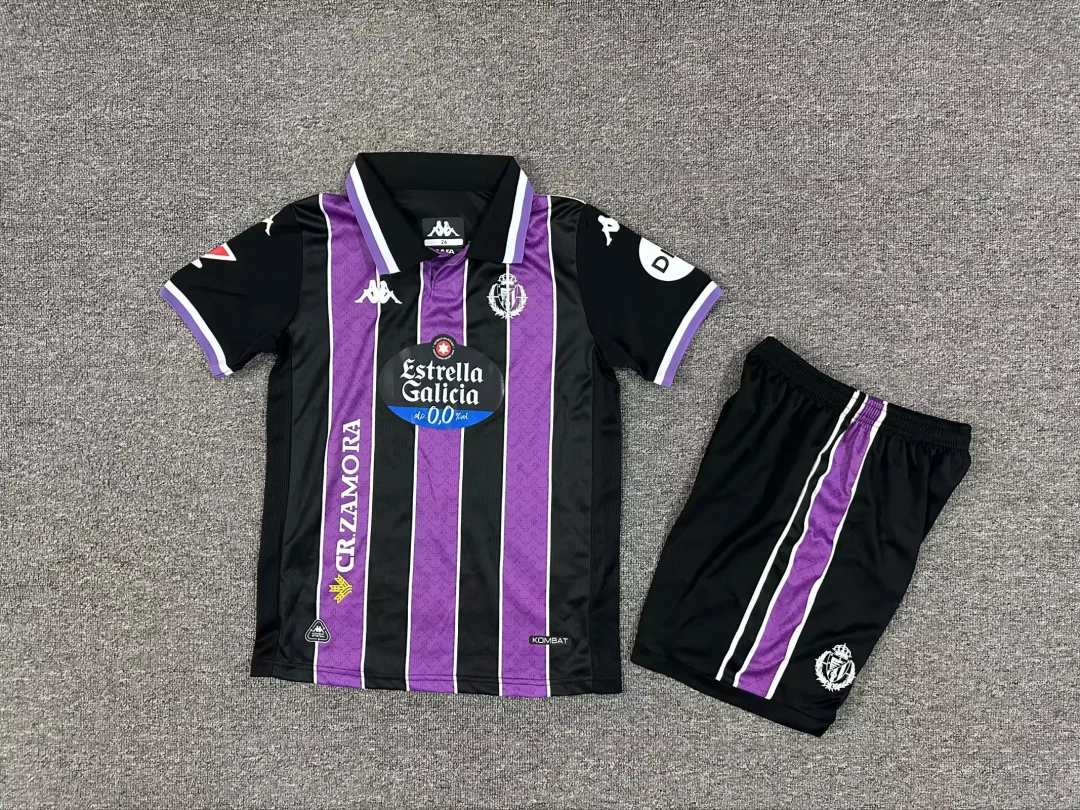 2025/2026 Valladolid Away FootballShirt kids Size 1:1 Thai Quality