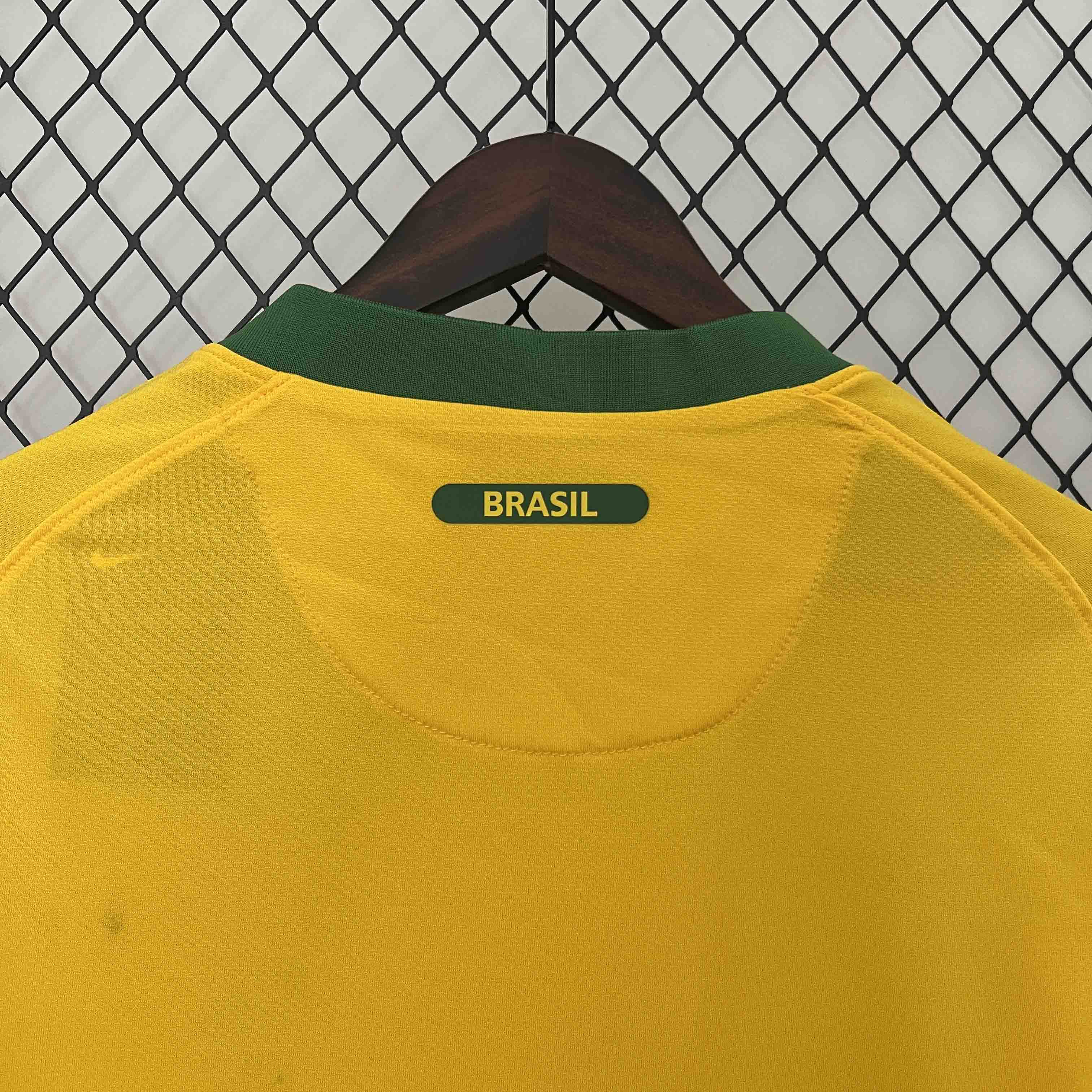 2010 Retro Brazil Home Football Shirt 1:1Thai Quality