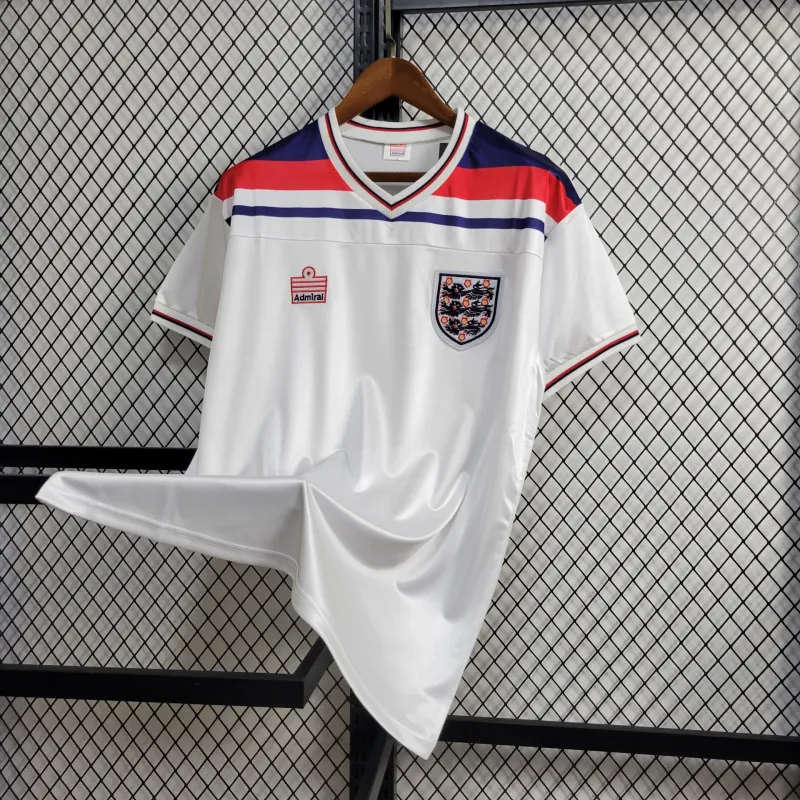 1982 Retro England Home Football Shirt