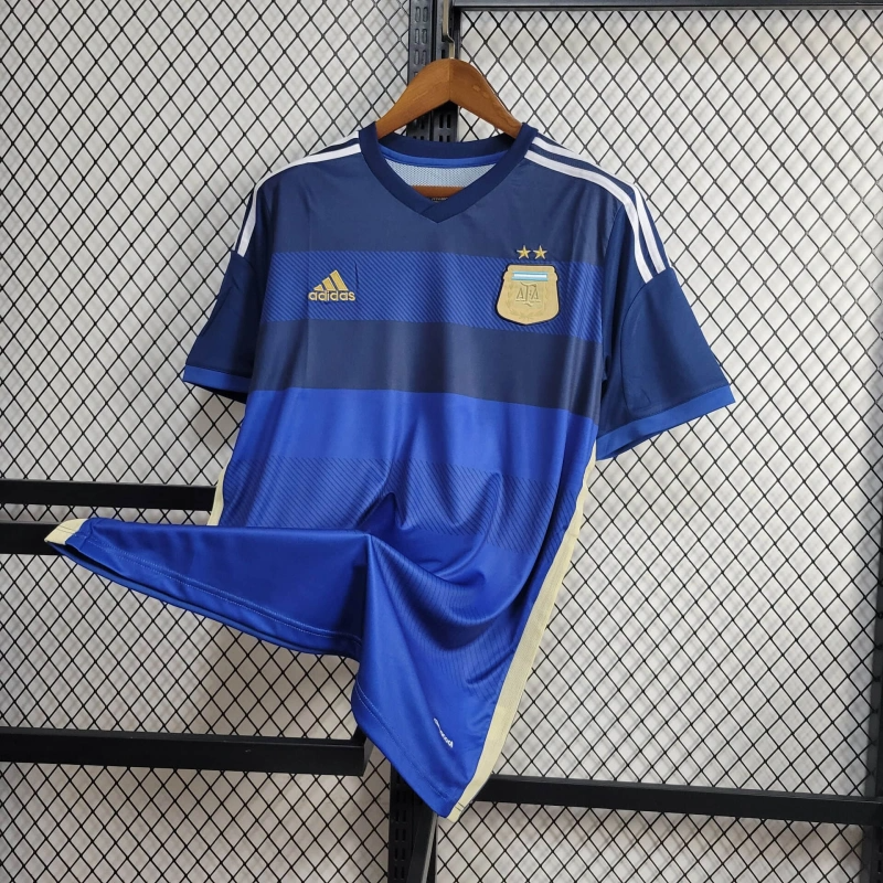 2014 Retro Argentina Away Football Shirt