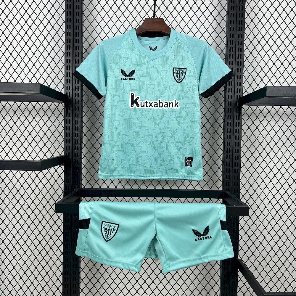 2025/2026 Athletic Bilbao Third AwayFootball Shirt Kids Size 1:1 Thai Quality