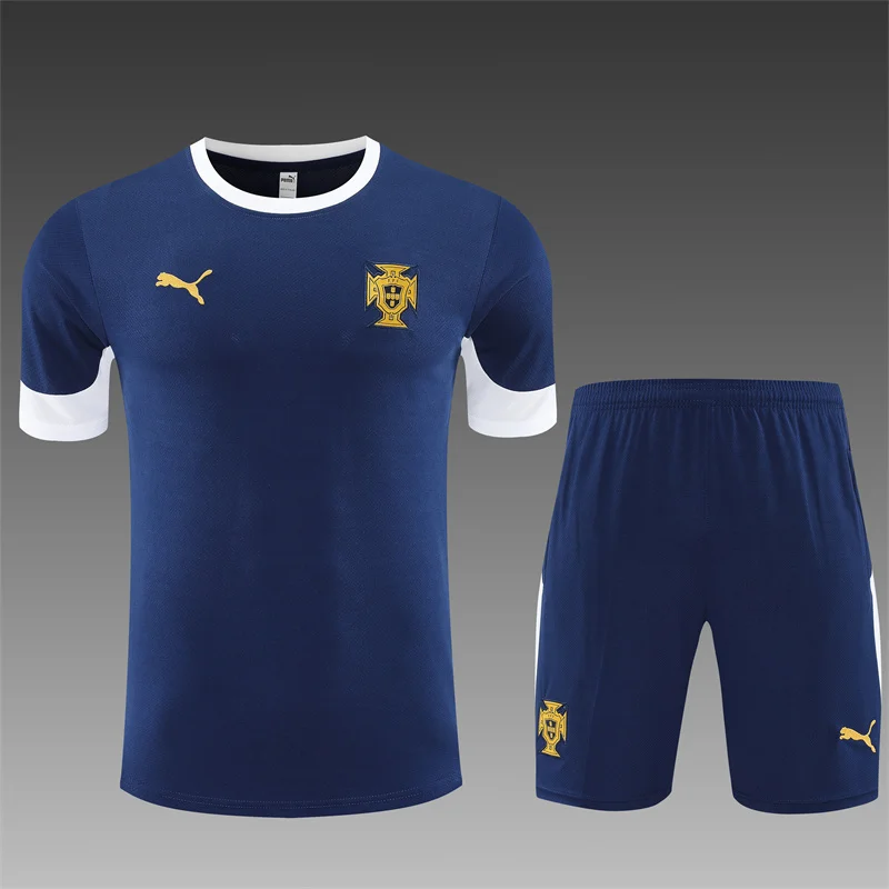 2025/2026 Portugal Training Wear Blue Set Shirt 1:1 Thai Quality