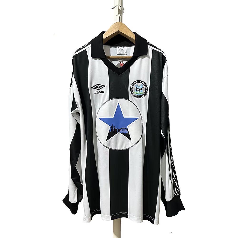 1980/1982 Retro Long Sleeve NewcastleUnited Home  Football Shirt 1:1 Thai Qualit