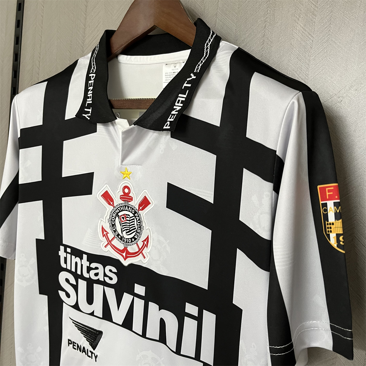 1995/1996 Retro Corinthians Home Football Shirt 1:1 Thai Quality