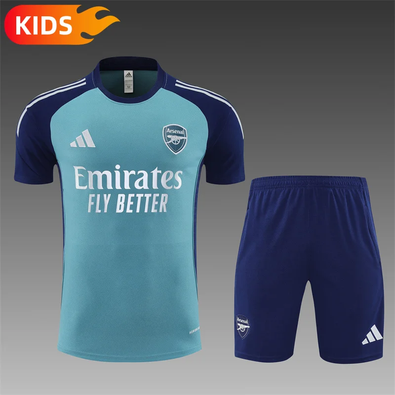 2025/2026 Arsenal Training Wear Set Shirt Kids Size 1:1 Thai Quality