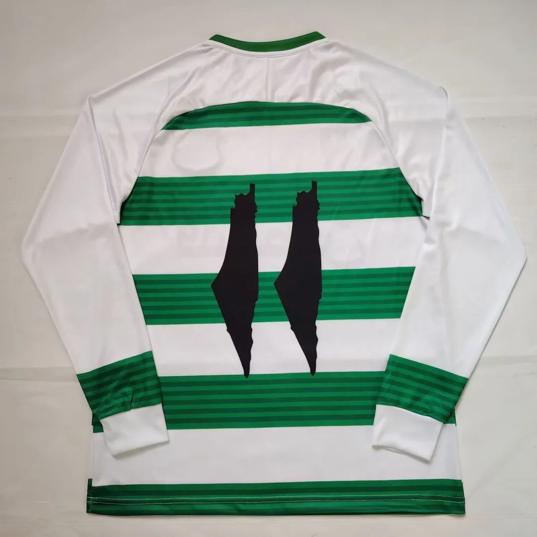 2024/2025 Long Sleeve Palestine Football shirt 1:1 Thai Quality