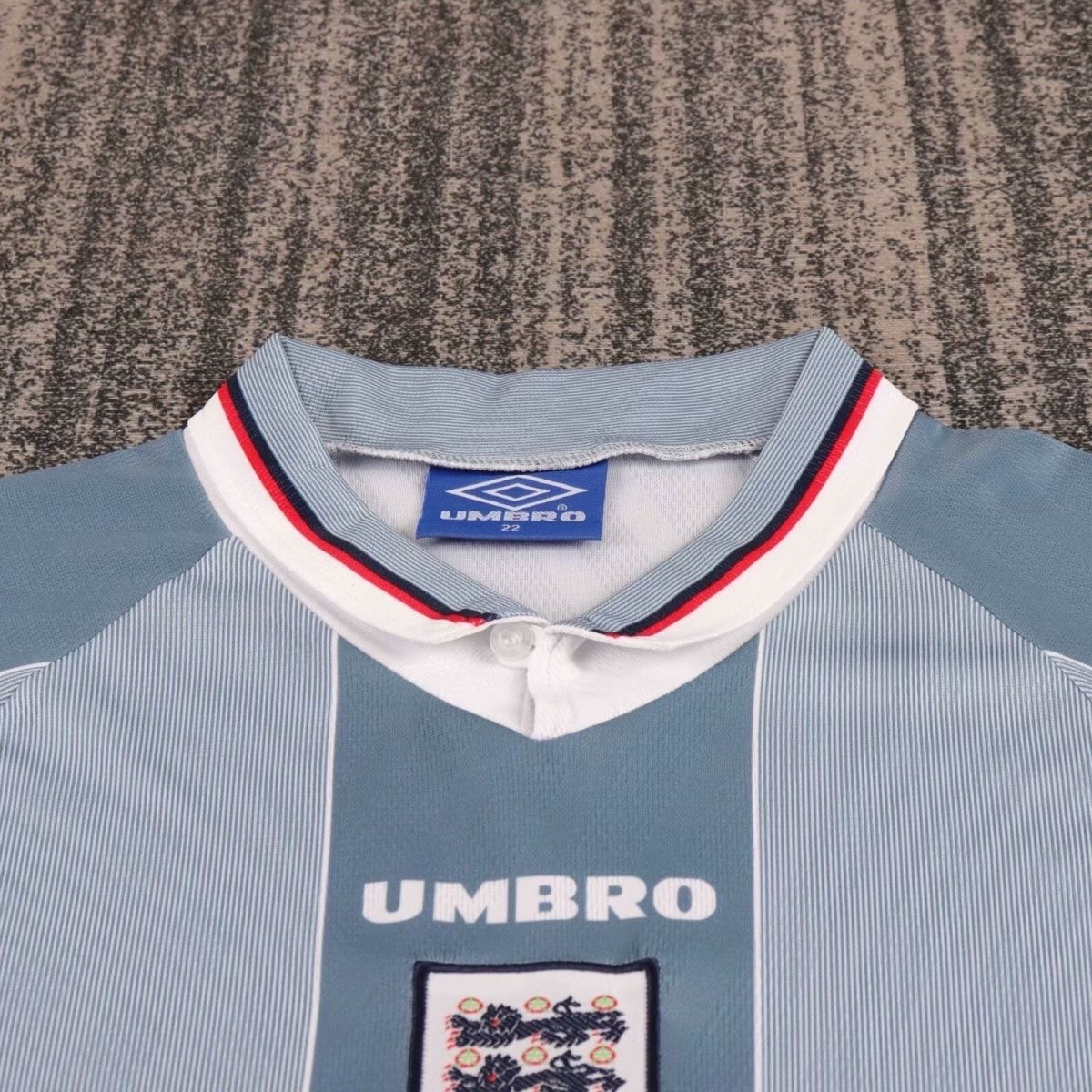 1996 Retro England Away Football ShirtKids Size 1:1 Thai Quality!