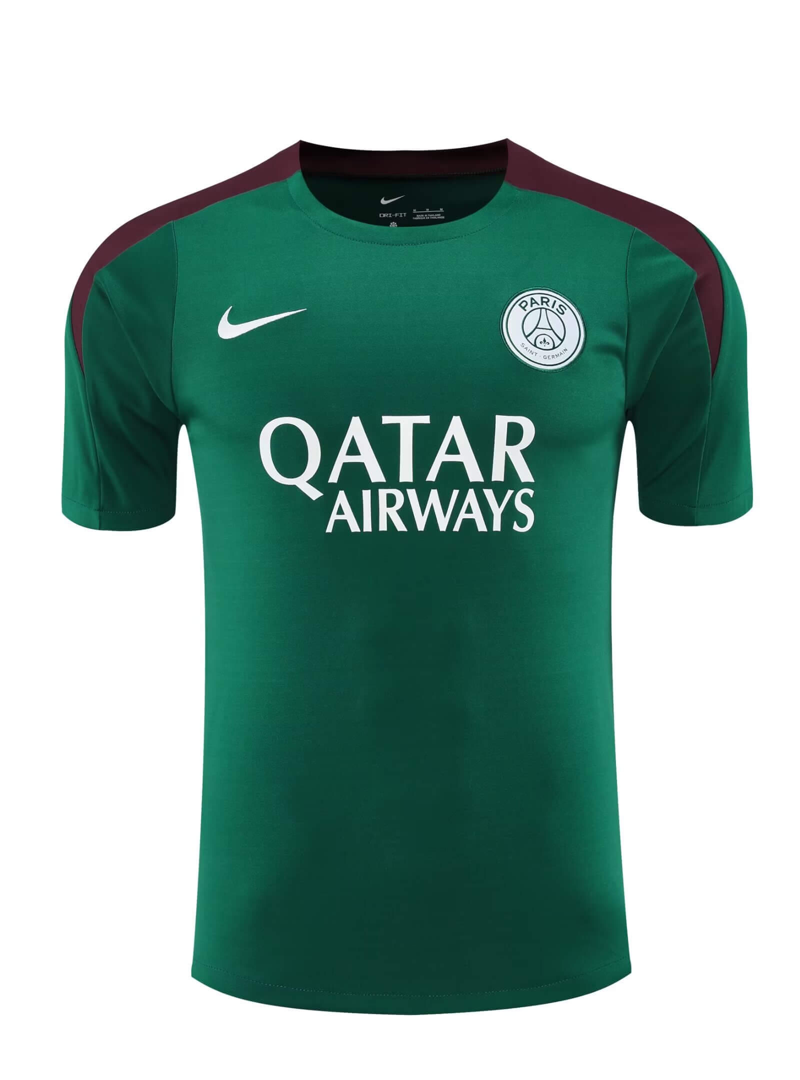 2024/2025 Paris Saint-Germain Training Wear Green Suit Shirt