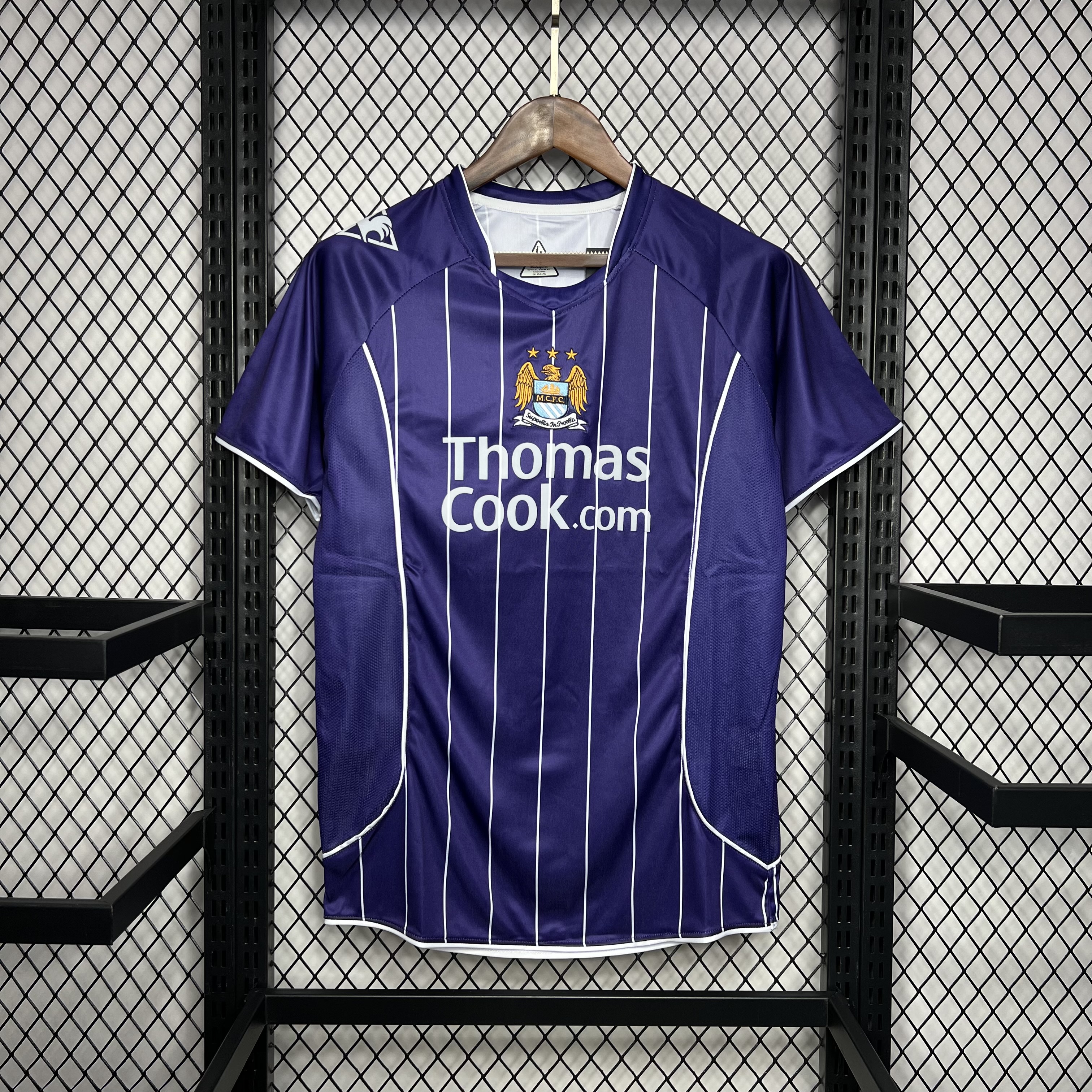 2007/2008 Retro Manchester City Away Football Shirt