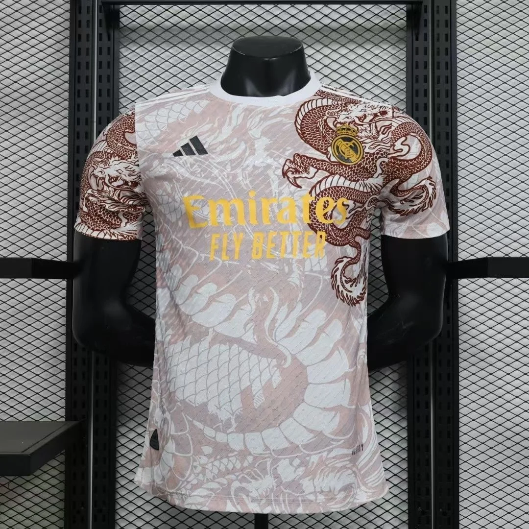 2024/2025 Player Version Real Madrid Special Edition Dragon Football Shirt