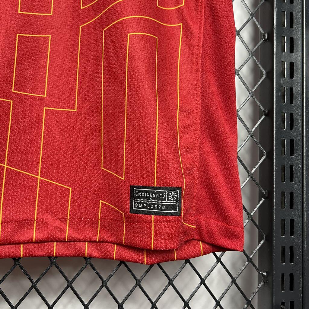 [CHAMPIONS】2024/2025 Liverpool Home Gold Custom Football Shirt