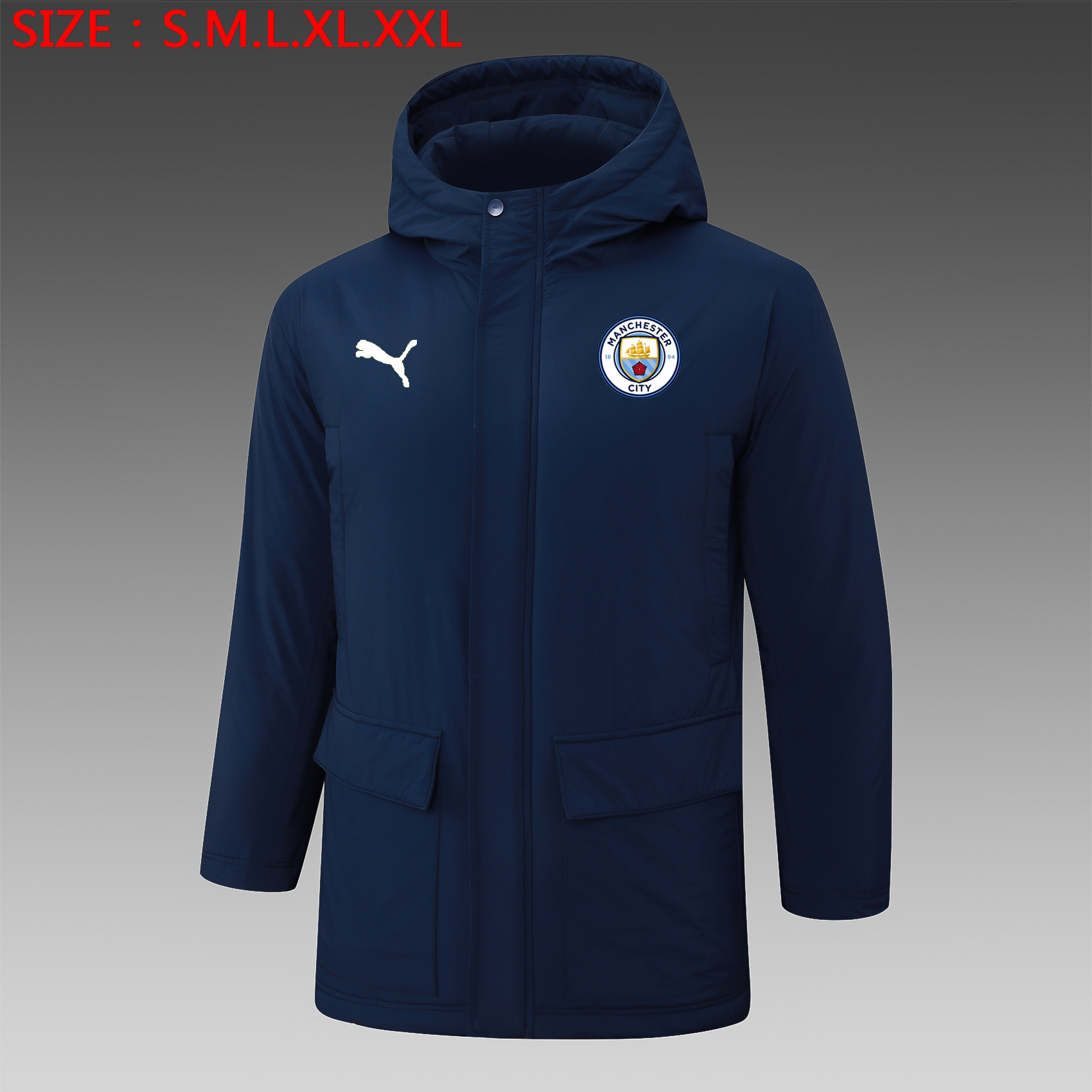 2024/2025 Manchester City Winter Warm Cotton Coat