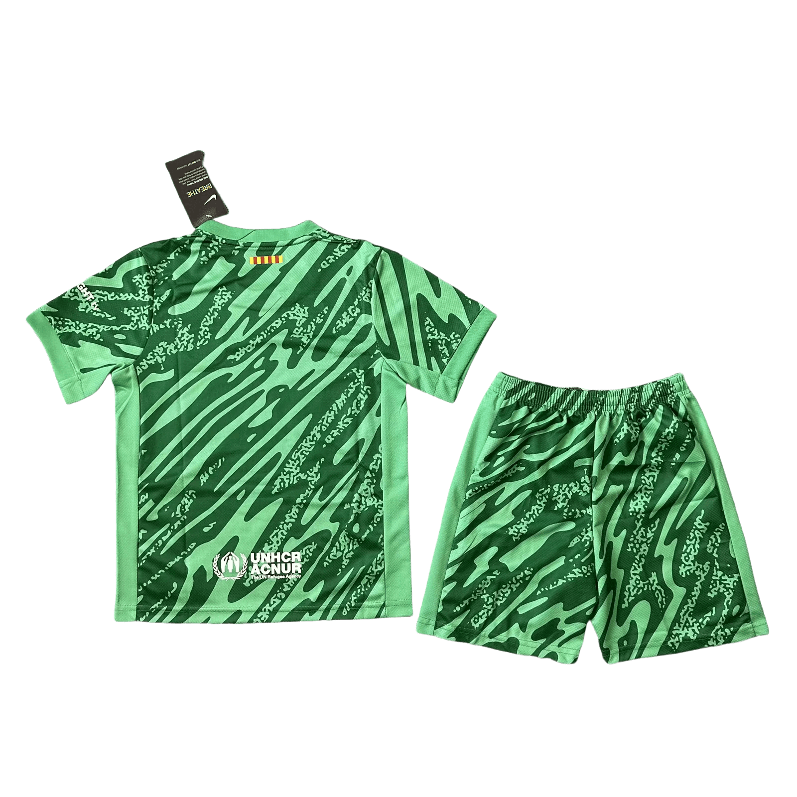 2024/2025 Barcelona Green Football Shirt Kids Size