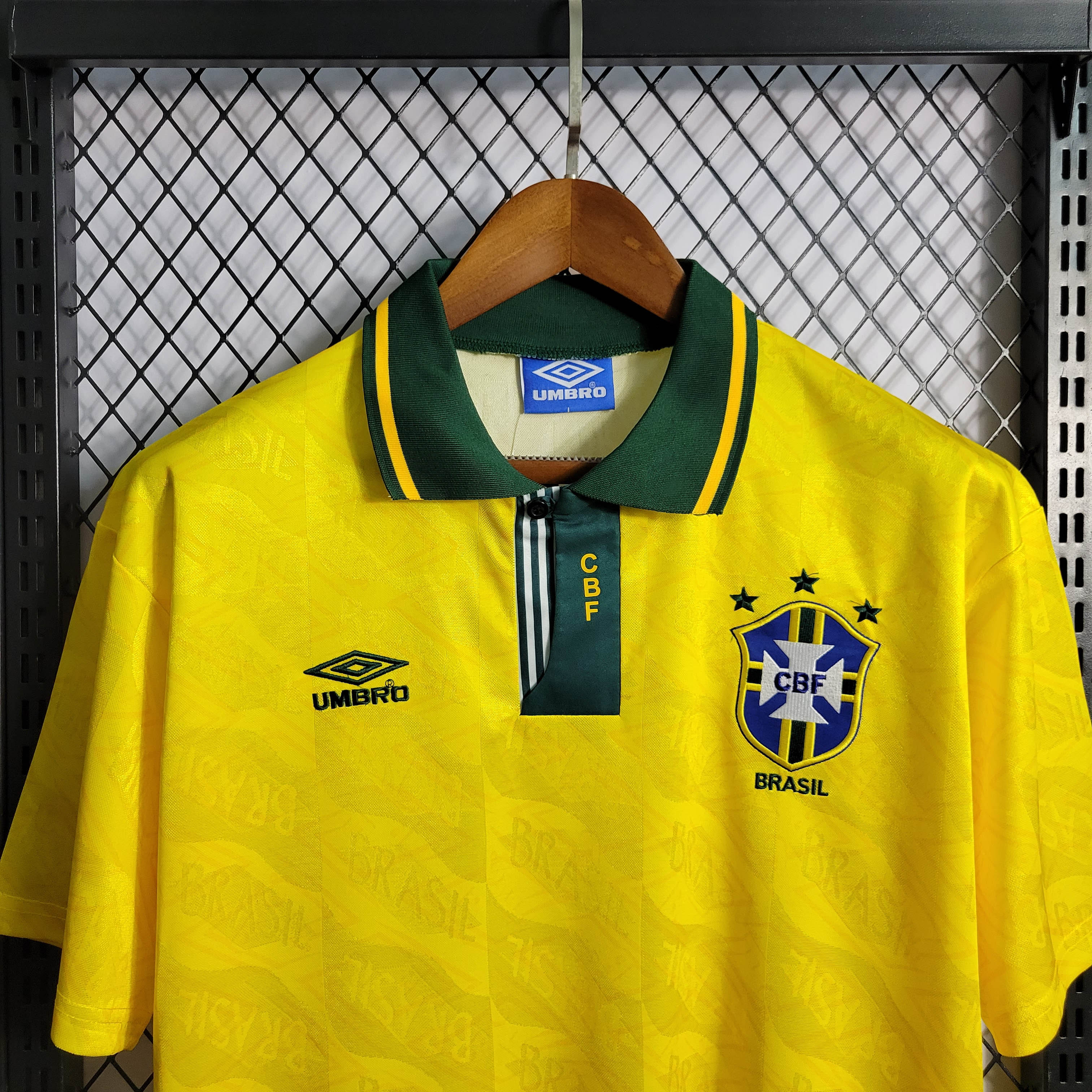 1992 Retro Brazil Home Football Shirt