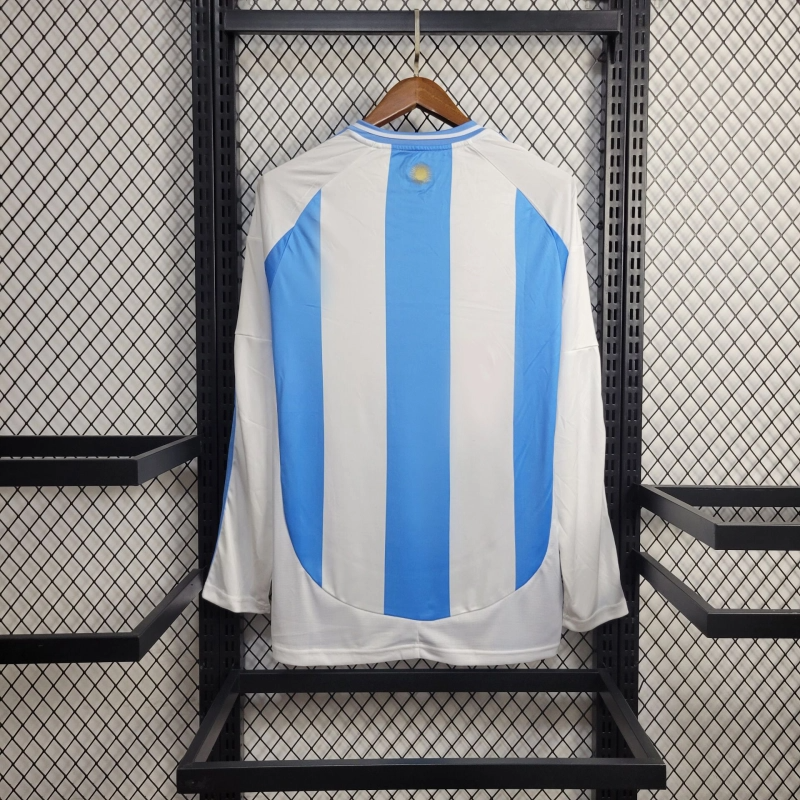 2024 Long Sleeve Argentina Home Football Shirt