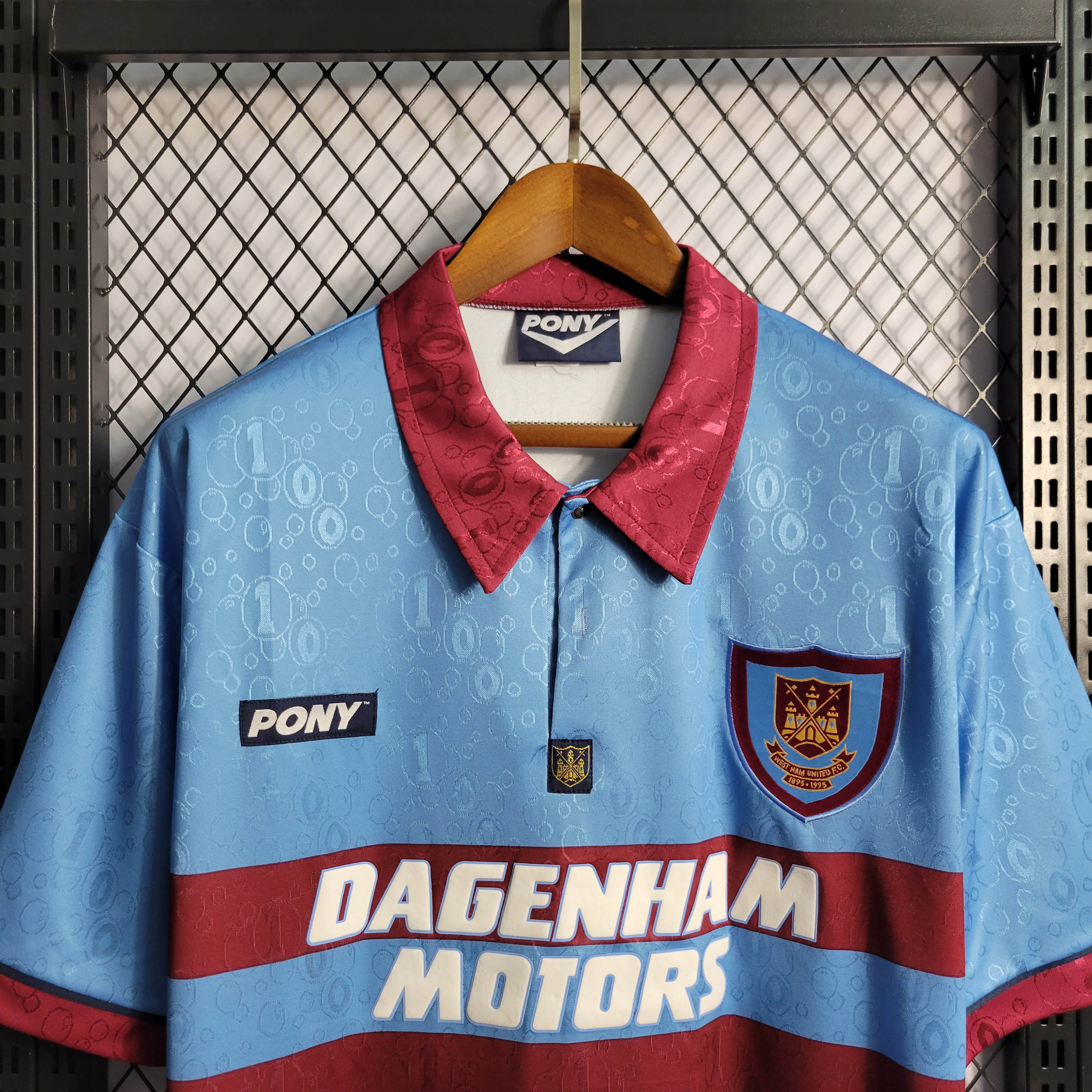 1995/1996 Retro West Ham United Away Football Shirt
