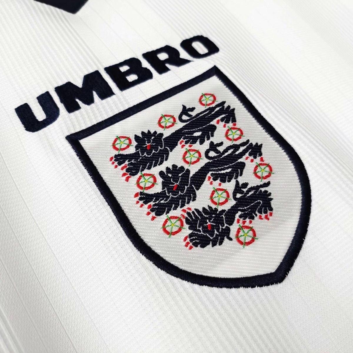 1996 Retro Long Sleeve England Home Football shirt 1:1 Thai Quality