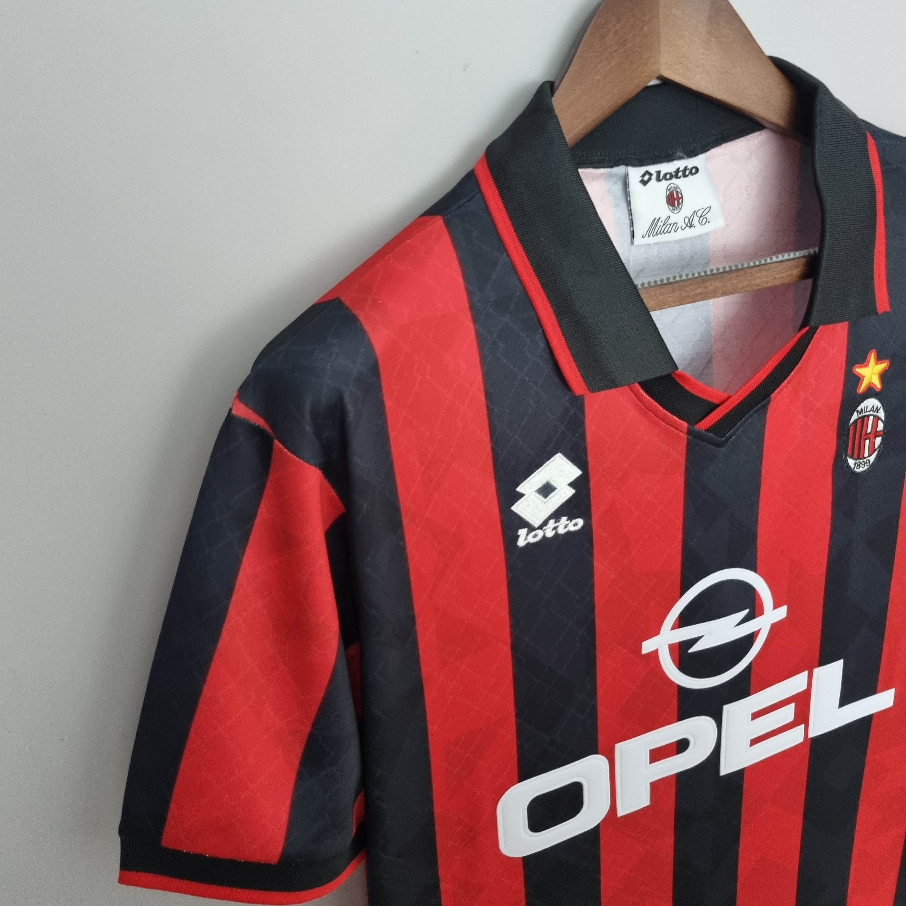 1995/1996 Retro AC Milan Home Football Shirt