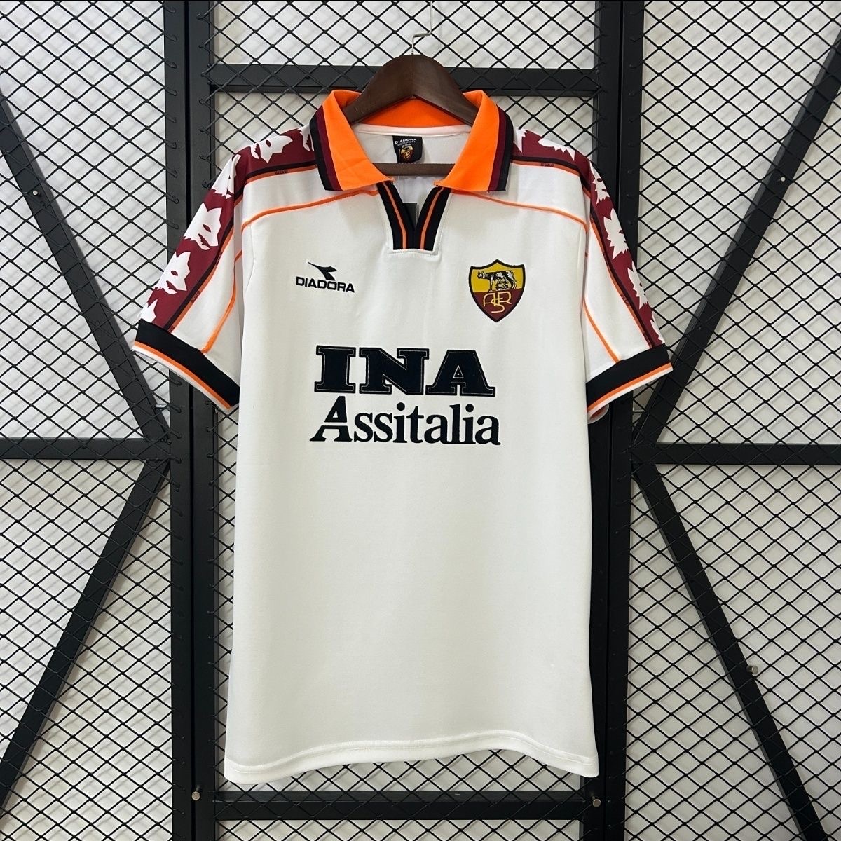 1998/1999 Retro As Roma Away Football Shirt 1:1 Thai Quality