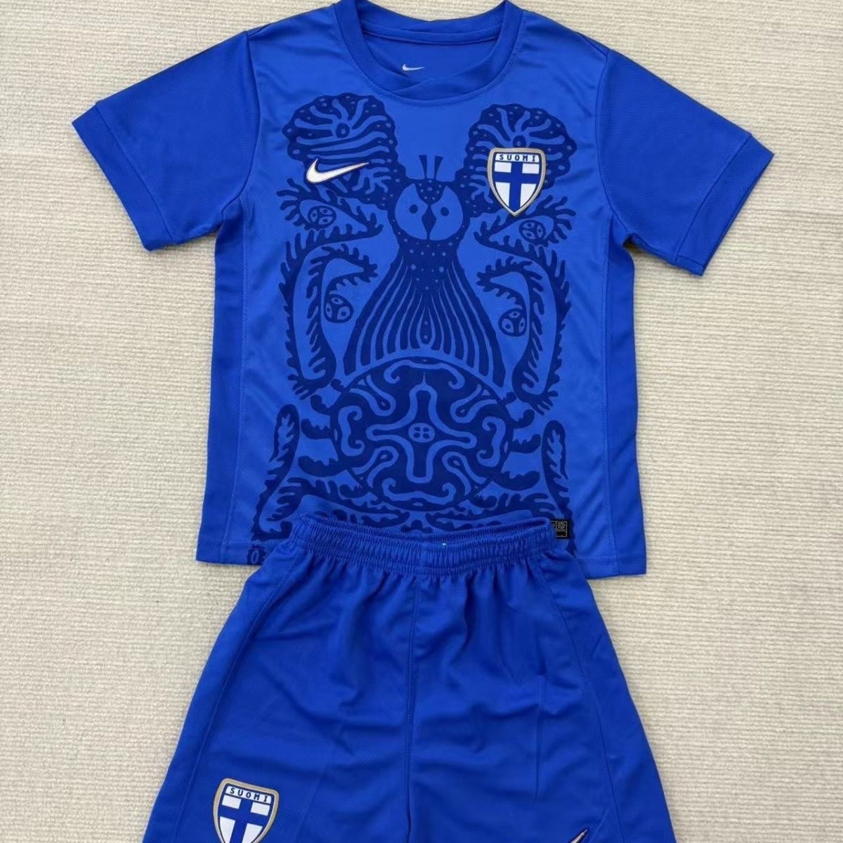 2025 Finland Home Football shirt KidsSize 1:1 Thai Quality