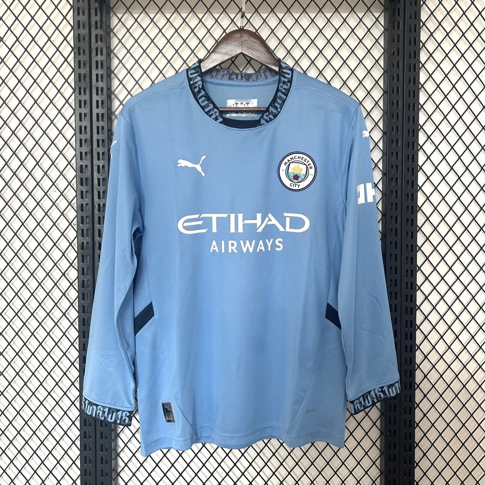 2024/2025 Long Sleeve Manchester City Home Football Shirt