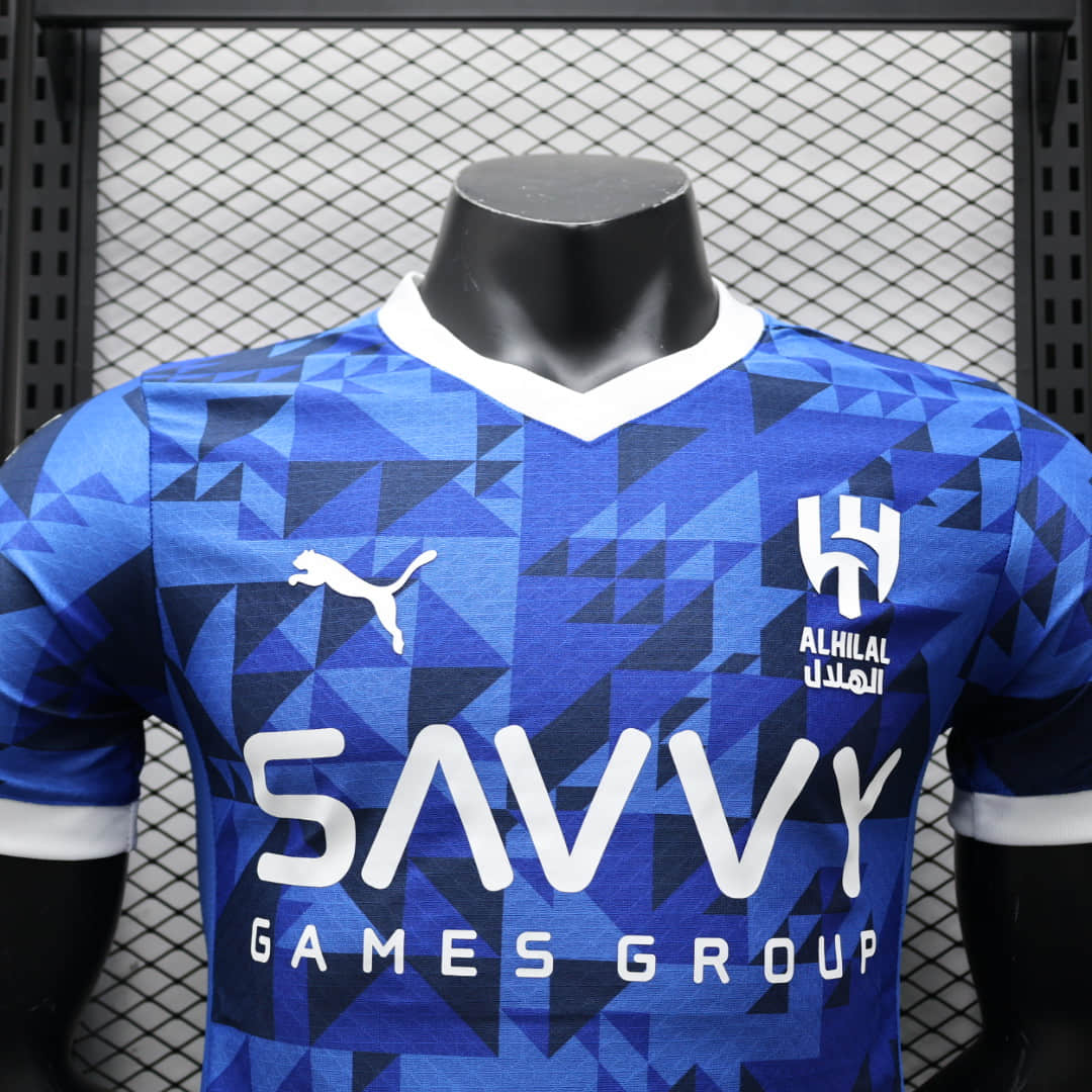 2024/2025 Player Version Al Hilal Home Football Shirt