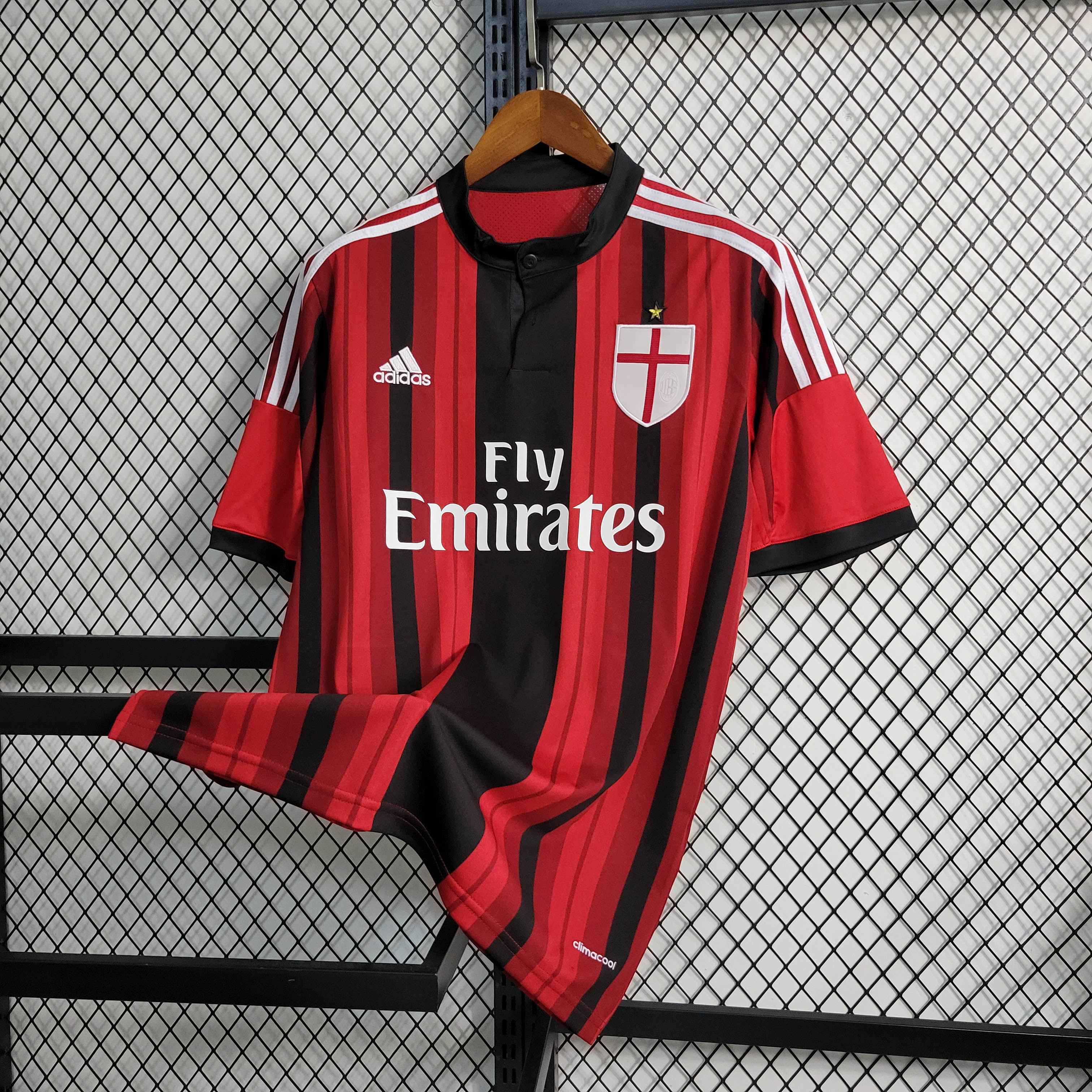 2014/2015 Retro AC Milan Home Football Shirt