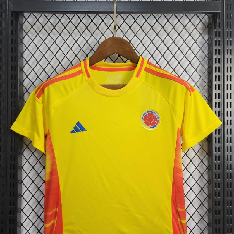 2024 Colombia Home Football Shirt Kids Size