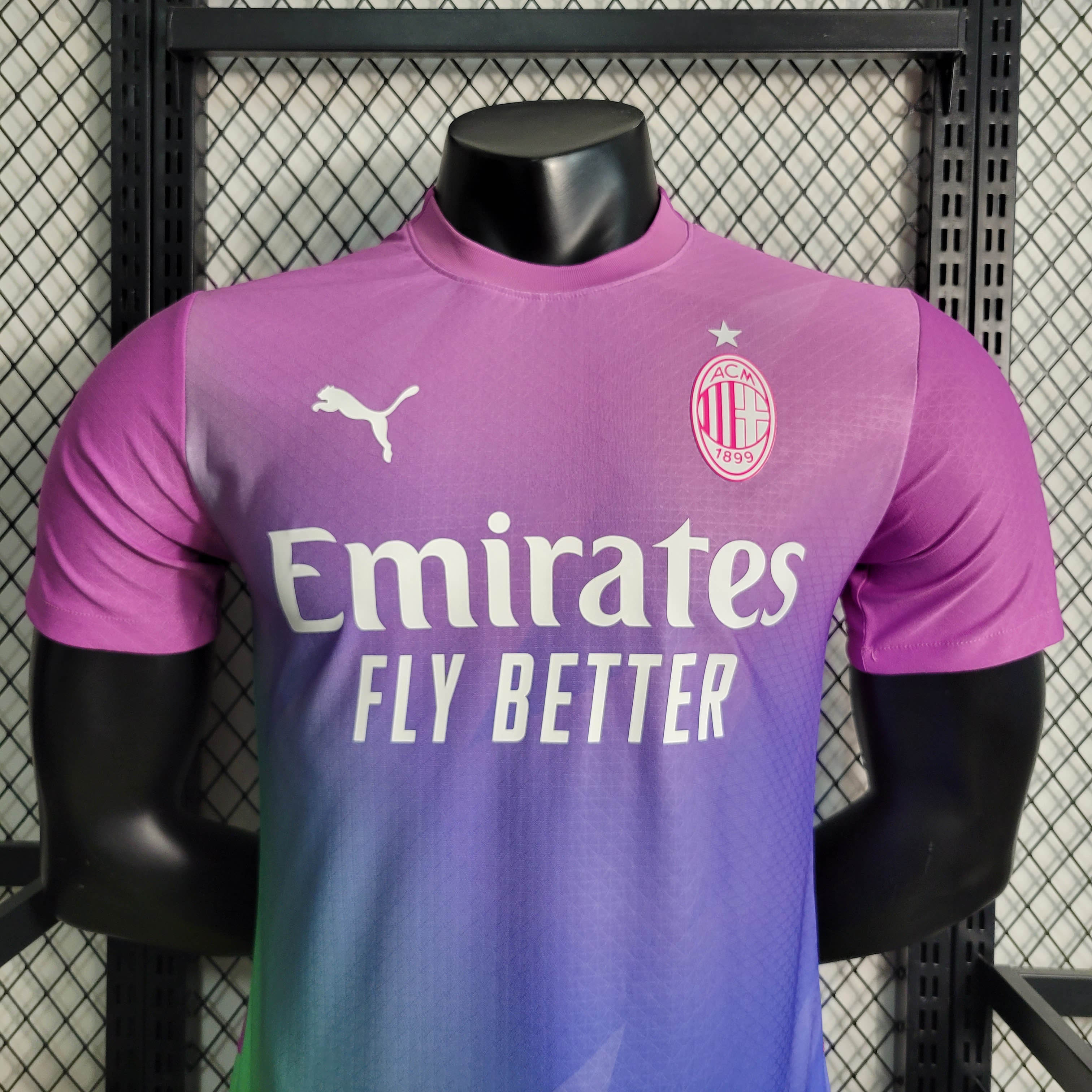 2023/2024 Player Version AC Milan Third Away Football Shirt