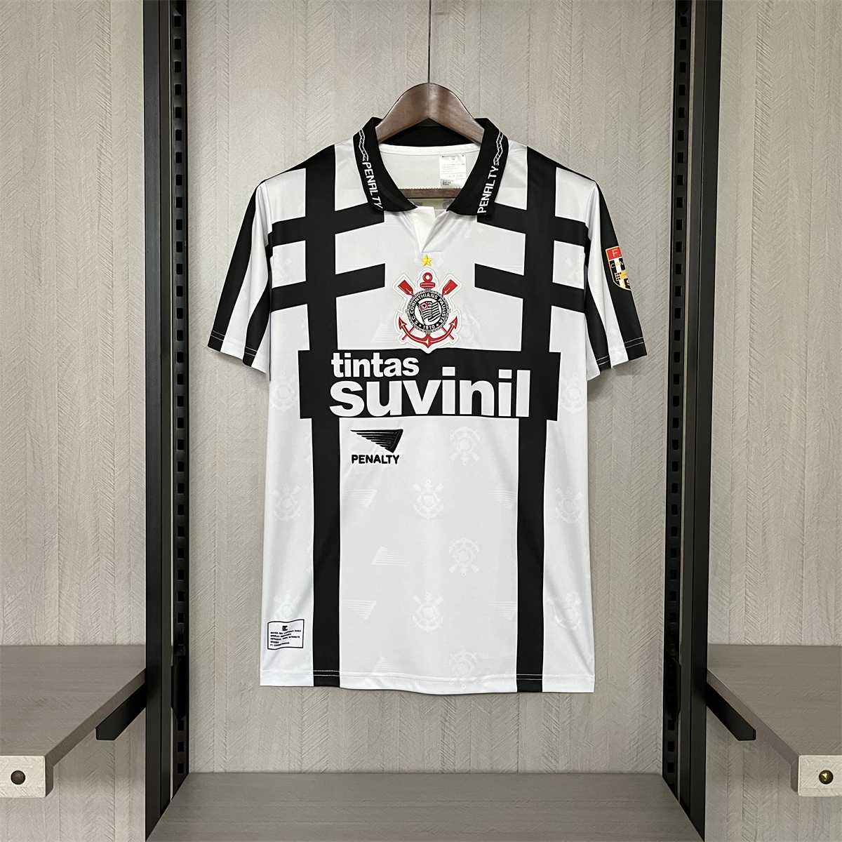 1995/1996 Retro Corinthians Home Football Shirt 1:1 Thai Quality