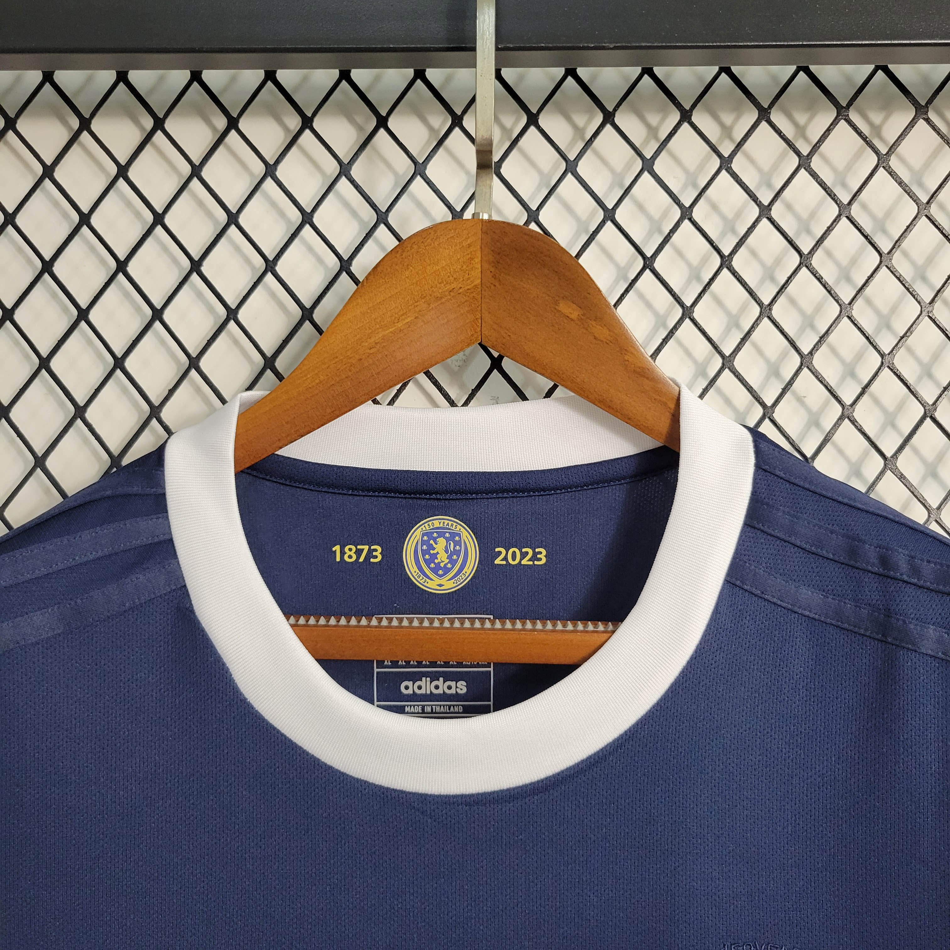 2023 Scotland 150th Anniversary Edition Navy Blue Football Shirt