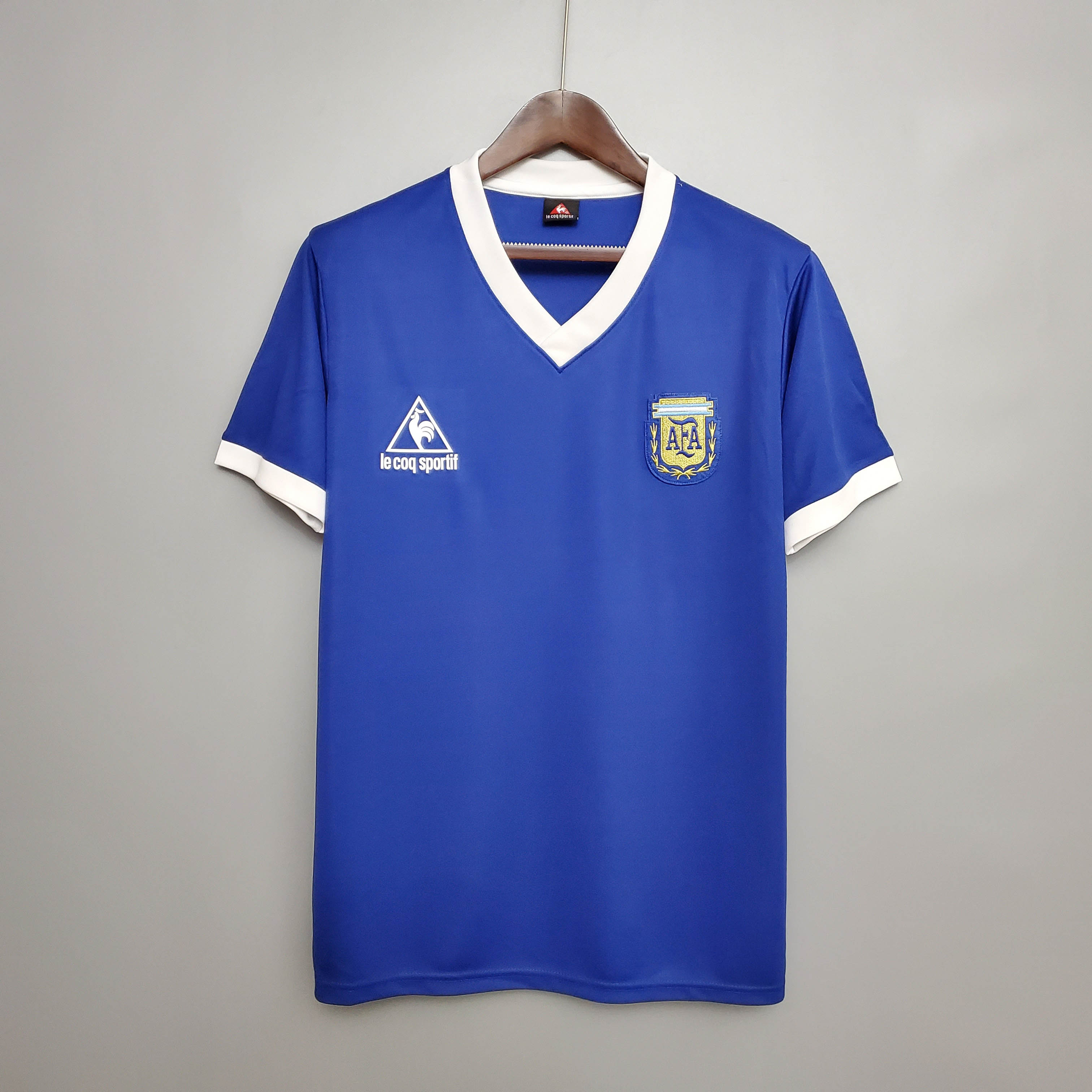 1986 Retro Argentina Away Football Shirt