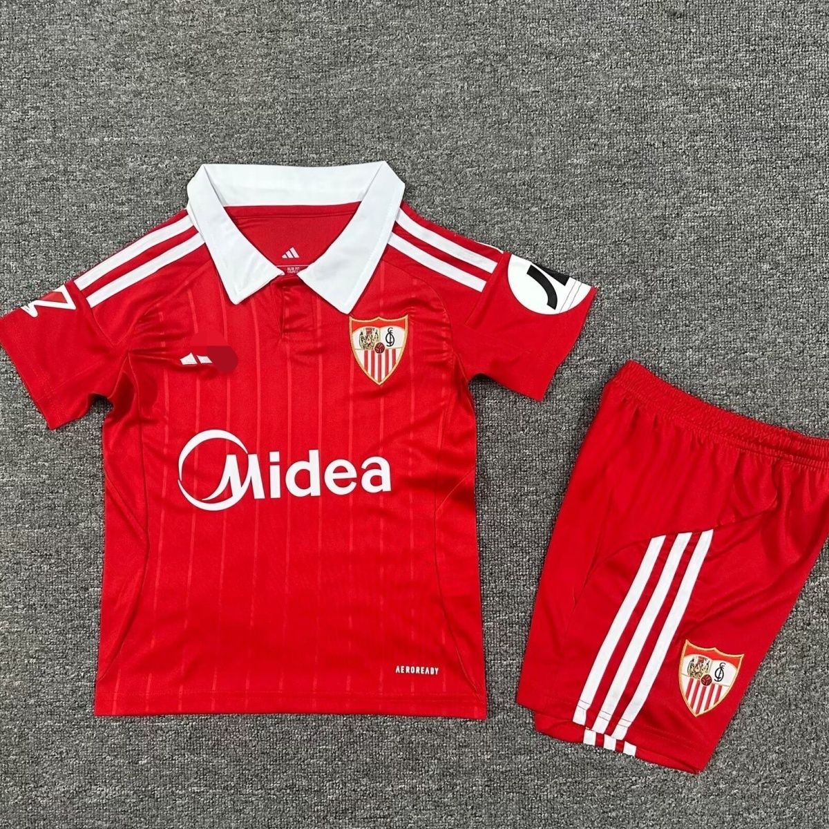 2025/2026 Sevilla Away Football shirtKids size 1:1 Thai Quality!