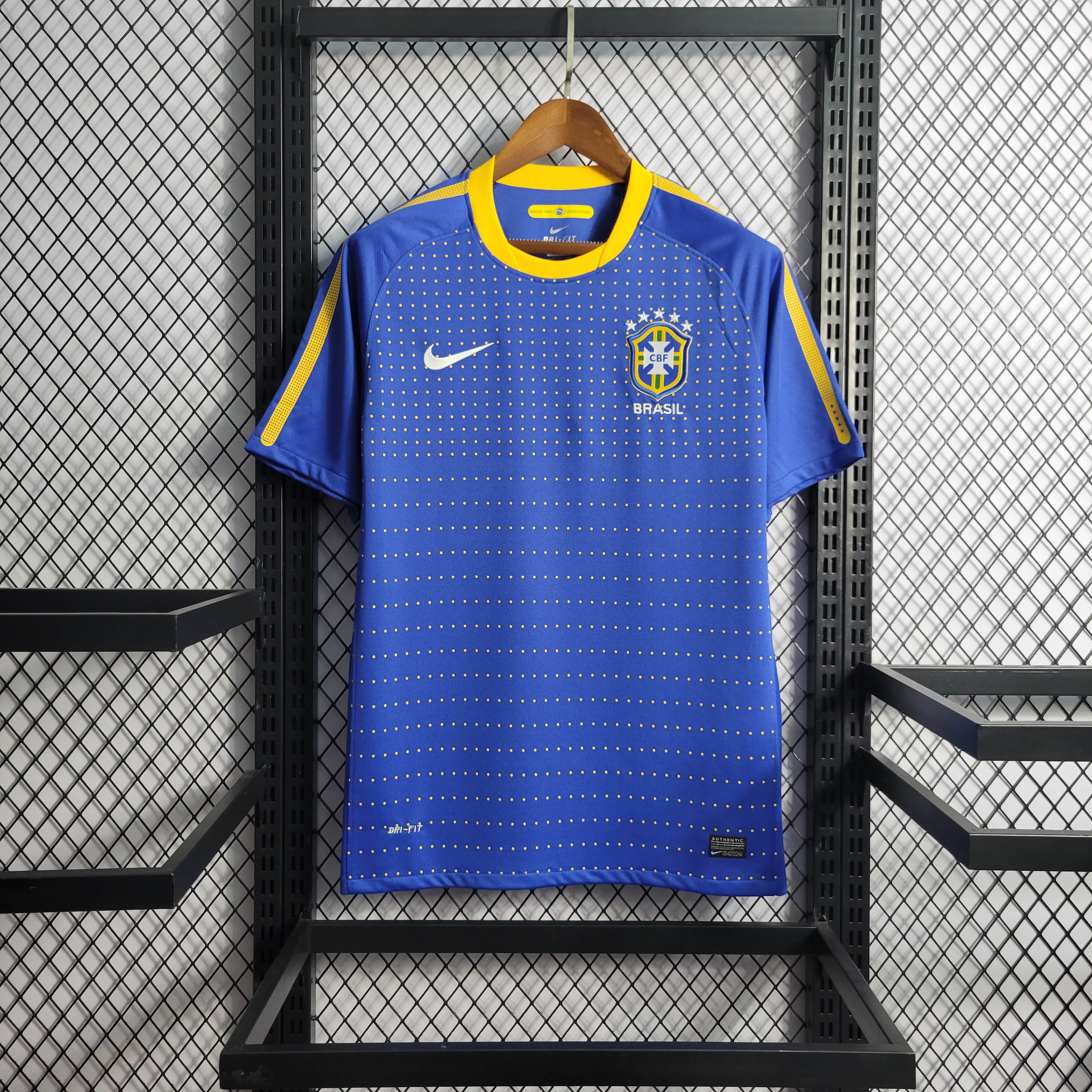 2010 Retro Brazil Away Football Shirt