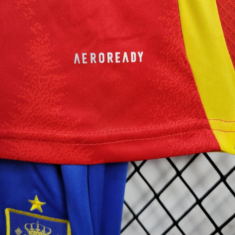 2024/2025 Spain Home Football Shirt Kids Size