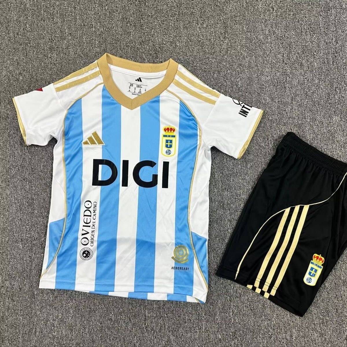 2025/2026 Real Oviedo Vetusta Third Away Football Shirt Kids Size 1:1 Thai Quality